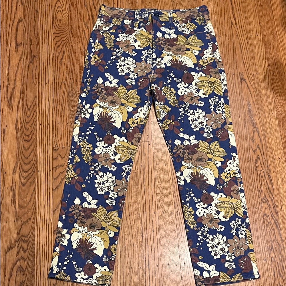 MOTHER Floral Jeans